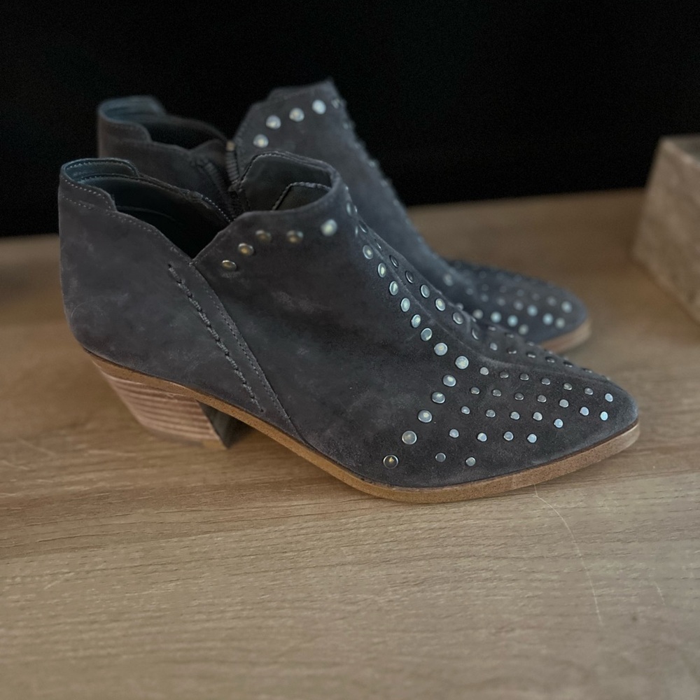 1 State studded suede bootie